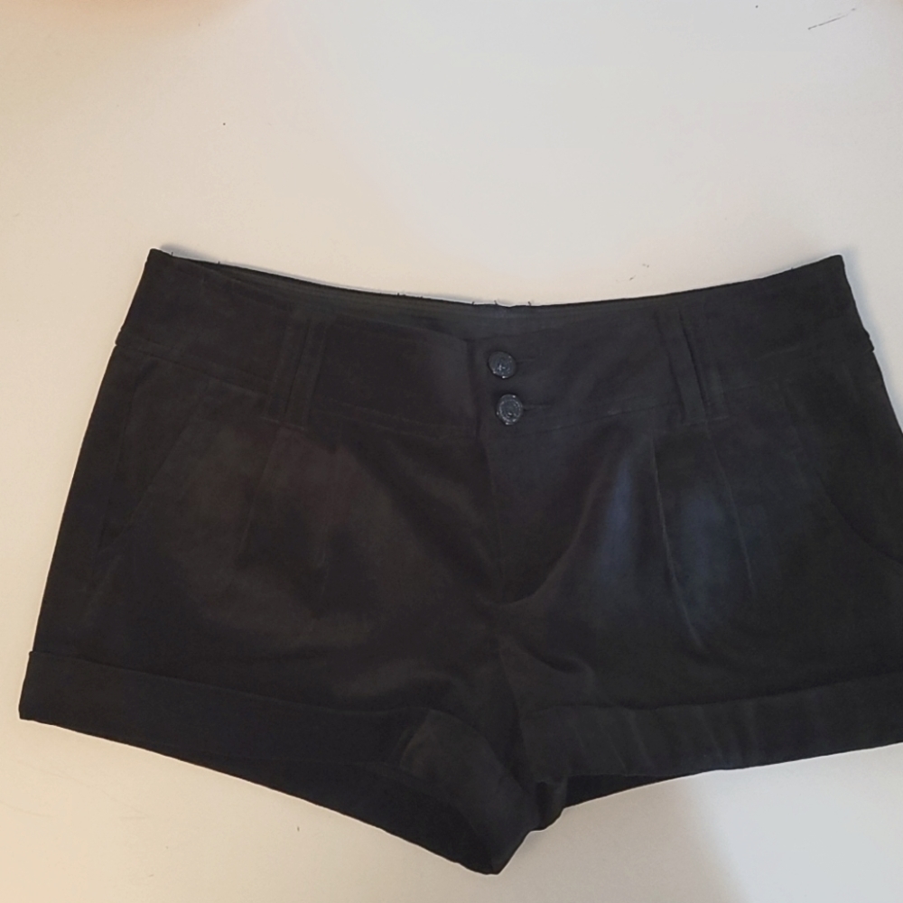 Guess Velvet Black Shorts- Size 28